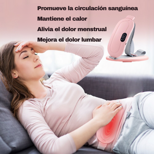 CalmaFem™ Calor y Masajeador para Calmar el Dolor Menstrual