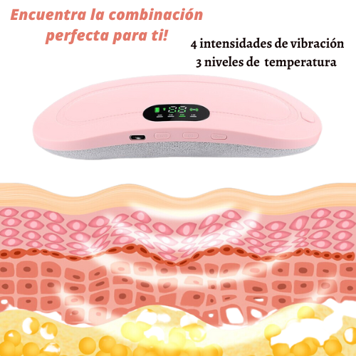 CalmaFem™ Calor y Masajeador para Calmar el Dolor Menstrual